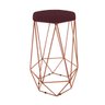 Baqueta Paris Alta Hexagonal Base Bronze:Branco - 5