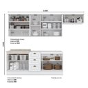 Ver imagem 2 de Cozinha Modulada Nova York 6 Peças Branco Hp – Henn