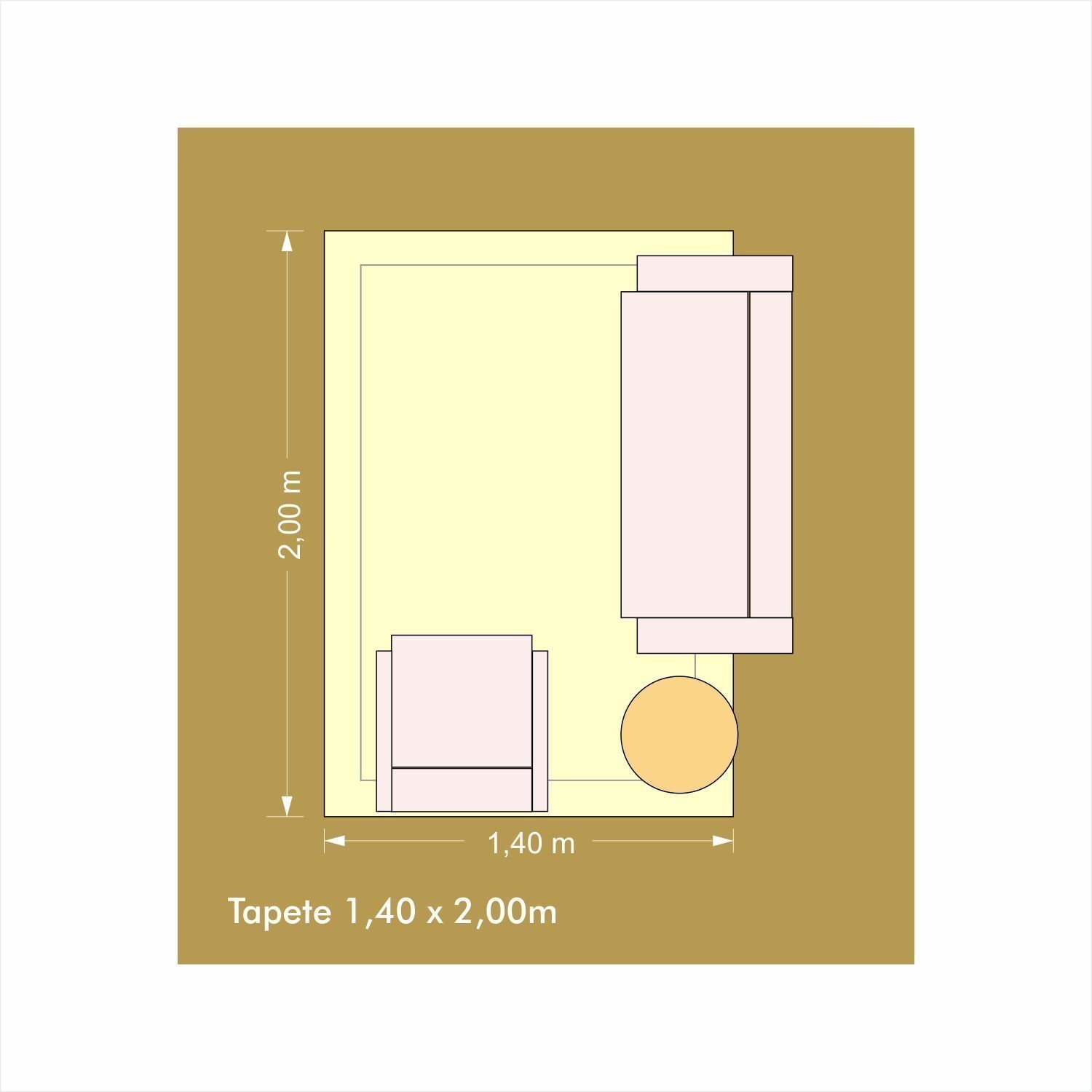 Tapete 1,40 X 2,00 Moderno Niazitex - 5