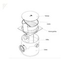 Ver imagem 3 de Caixa Gordura com Cesto e Tampa Sifonada - para Pia Cozinha