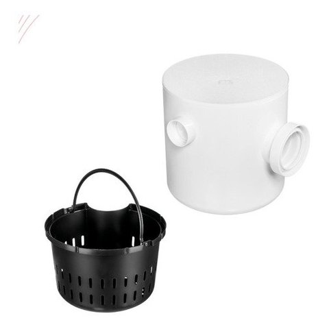 Caixa Gordura Com Cesto E Tampa Sifonada - Para Pia Cozinha