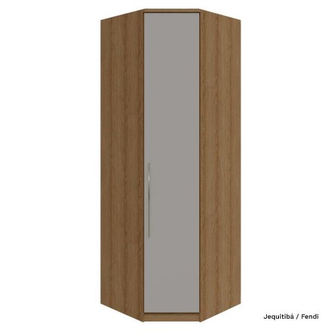Guarda Roupa Modulado 01 Porta 245cm Canto Oblíquo Setiba