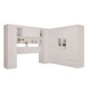 Ver imagem 2 de Guarda-roupa Casal Modulado Andorra 10 Portas 4 Gavetas Ripado com Espelho Panorama Móveis