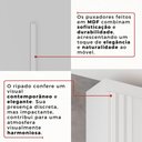Ver imagem 6 de Guarda-roupa Casal Modulado Andorra 10 Portas 4 Gavetas Ripado com Espelho Panorama Móveis