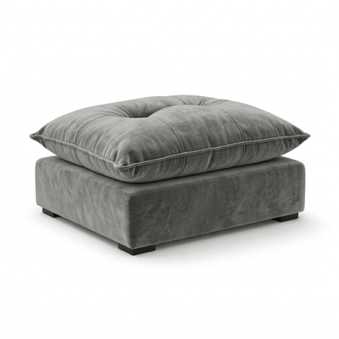 Cama Puff Pet Cachorro e Gato Puff Pet Super Macio e Confortável Suede:suede Cinza