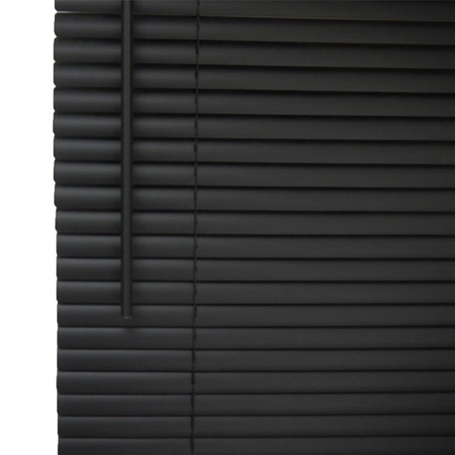 Persiana Horizontal PVC Preta 80 (L) x 160 (A) Cortina Completa C/ Kit de instalação 0,80 x 1,60 - 5