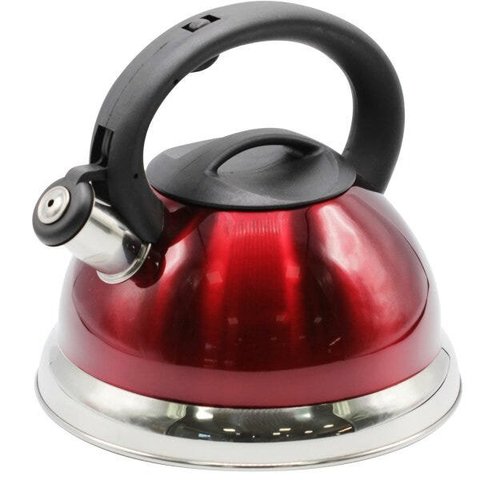 Chaleira Inox com Apito e Indução 3 Litros Gold A5 Importadora