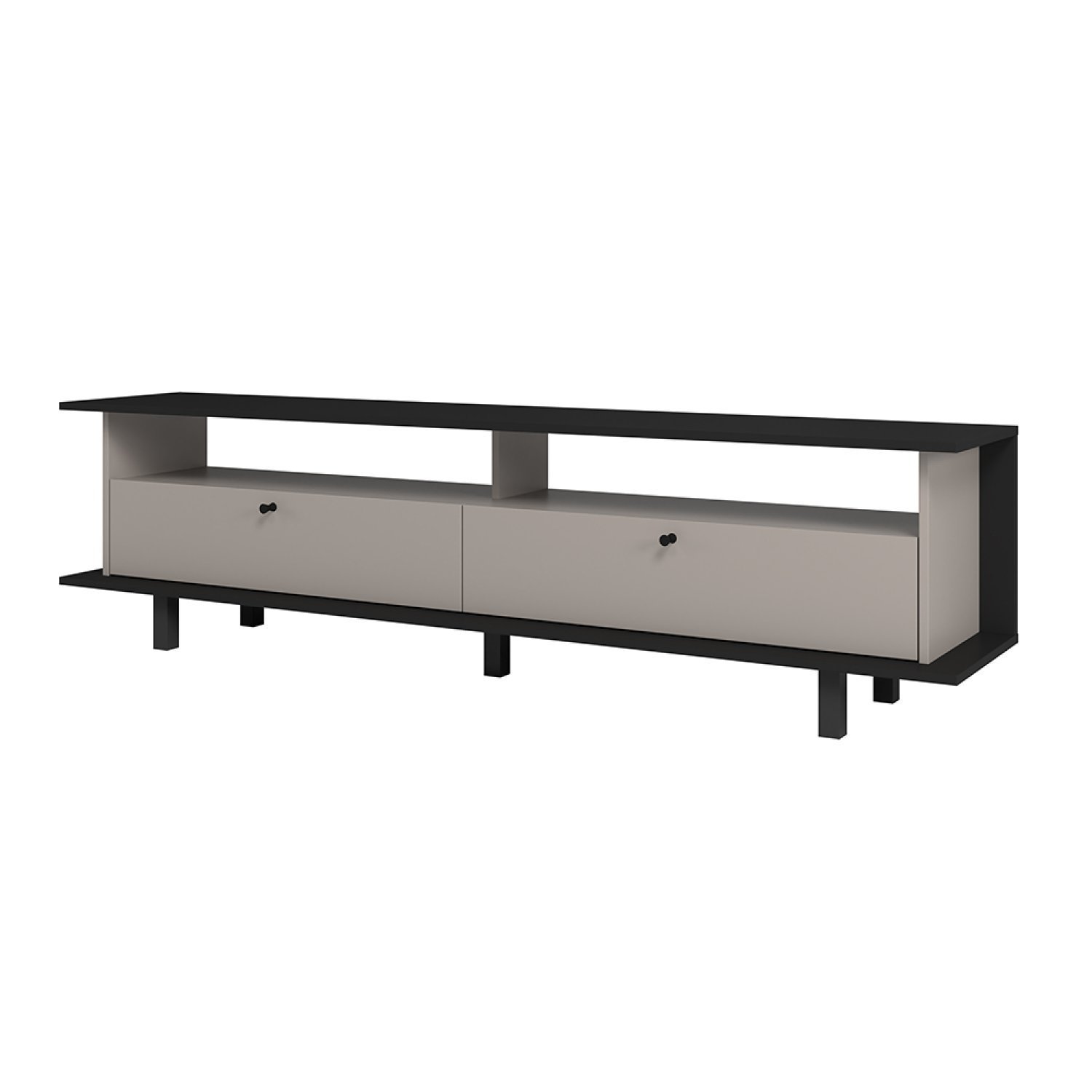 Rack para TV até 70 Polegadas 2 Portas Basculantes 1 Prateleira MDP 12mm - 2