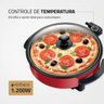 Panela Elétrica Redonda, Mondial, Vermelho, 1200w, 110v - Pe-28 - 8