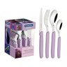 Faqueiro Tramontina Carmel 24 Peças Púrpura Claro Aço Inox - 1