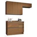 Ver imagem 2 de Cozinha Modulada 4 Pecas 200 Cm Mdp Maxxi Canela Kappesberg