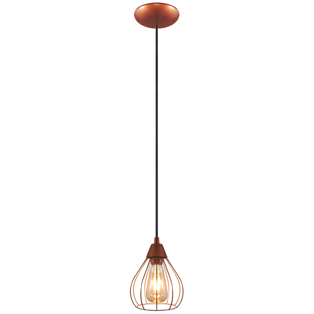 Cupula de Aramado Teardrop Cobre para Pendentes e Abajur P - 3