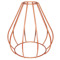 Cupula de Aramado Teardrop Cobre para Pendentes e Abajur P - 1