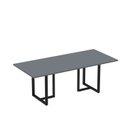 Ver imagem 1 de Mesa de Reunião Retangular 200x90cm MR2000P25TUB Preto/Grafito