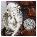 Ver imagem 4 de Decoração Fonte de Água Anjo Cascata 3 Quedas Luz de Led Bivolt