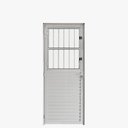 Ver imagem 1 de Porta Postigo Aluminio Branco 2.10 X 0.90 Lado Direito - Hale