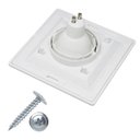 Ver imagem 4 de Spot Embutir Direcionável Recuado 14x14cm E27 Par20 Branco Megalux