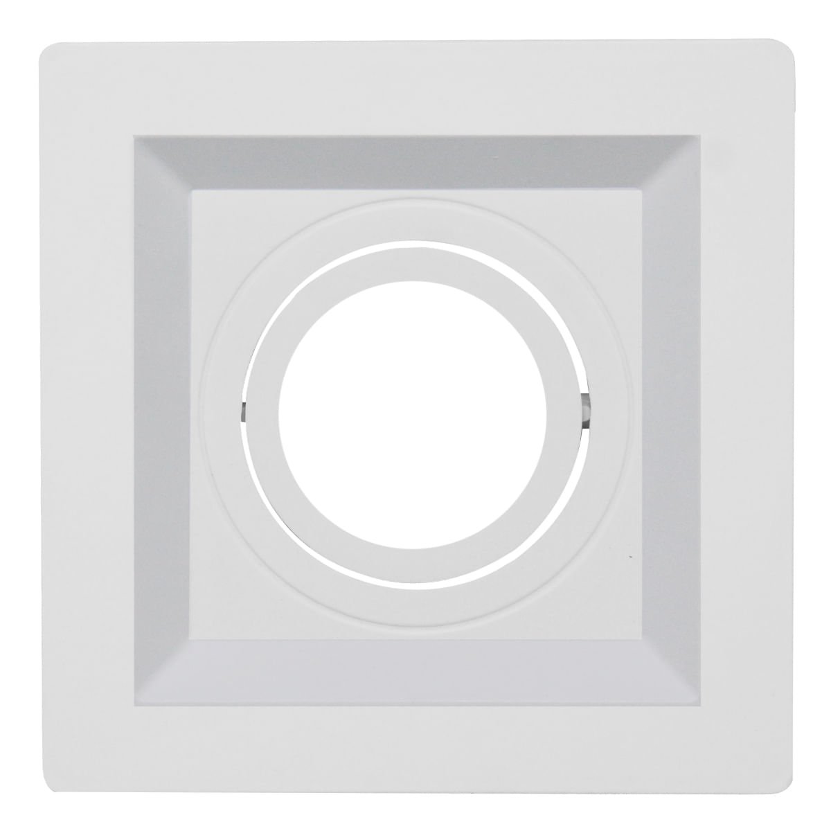 Spot Embutir Direcionável Recuado 14x14cm E27 Par20 Branco Megalux - 1