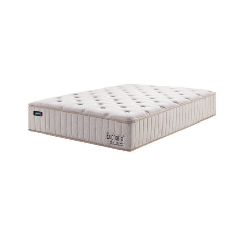 Colchão Casal Molas Ensacadas Euphoria Gel Sense 138x188x34 Mannes Bege