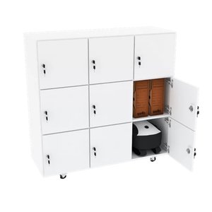 ARMÁRIO ESCANINHO 9 PORTAS CHAVE M240.2021.B ORGANIZADOR MUNDI MOVEIS