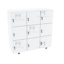 Ver imagem 4 de ARMÁRIO ESCANINHO 9 PORTAS CHAVE M240.2021.B ORGANIZADOR MUNDI MOVEIS