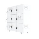 Ver imagem 3 de ARMÁRIO ESCANINHO 9 PORTAS CHAVE M240.2021.B ORGANIZADOR MUNDI MOVEIS