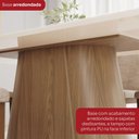 Ver imagem 5 de Mesa de Jantar 8 Lugares Olívia com Vidro Nature/off White/creme - Henn