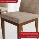 Ver mais imagens de Mesa de Jantar 8 Lugares Olívia com Vidro Nature/off White/creme - Henn