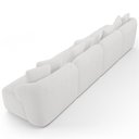Ver imagem 7 de Sofá 4 Lugares para Sala de Estar Living 308cm Arlo F04 Bouclê Branco - Lyam Decor