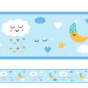 Ver imagem 1 de Faixa Infantil Chuva de Amor azul- Kit 2 unidades