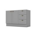 Ver imagem 1 de Balcão para Cozinha 3 Gavetas 2 Portas com Tampo Emily