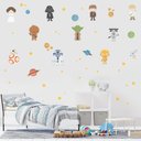 Ver imagem 1 de Adesivo de Parede Infantil Guerra nas Estrelas - Star Wars
