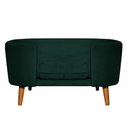 Ver imagem 3 de Cama para Cachorro Pet Sofá Gato Pé Palito Caminha Confortável com Almofada Veludo Verde