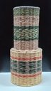 Ver imagem 4 de Vaso Decorativo de Fibra Natural Verde 55x20x20cm Enfeite Sala Mesa Estante
