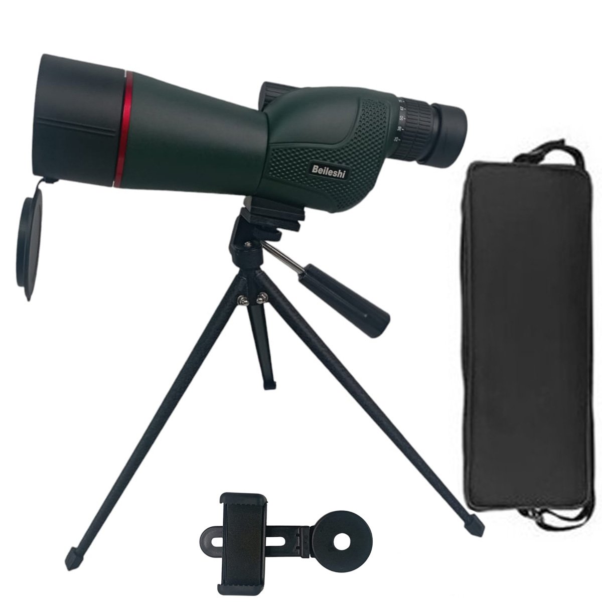 Luneta Telescopio Monocular Zoom Tripe Suporte Celular Mira Alvo Espotagem Caçada Camping Acampament