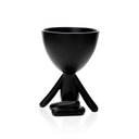 Ver imagem 1 de Vaso Decorativo Bob Robert Plant Perna Cruzada em Poliresina Preto 14,5x11x10 cm - D’Rossi