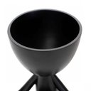 Ver imagem 4 de Vaso Decorativo Bob Robert Plant Perna Cruzada em Poliresina Preto 14,5x11x10 cm - D’Rossi