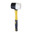 Ver imagem 3 de Martelo Borracha Construcao Kit 2 Uni Ceramica Porcelanato Assentar Piso Azulejo Ergonomico Marreta 