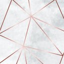 Ver imagem 4 de Papel de Parede Adesivo Zara Rose Gold Quarto Sala Rolo 5m