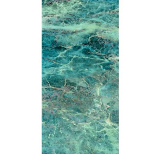 Placa Resina Imitação de Pedra Mármore Formix 3d - Amazonite Green:3,0 X 1,50m - Fosco - 2