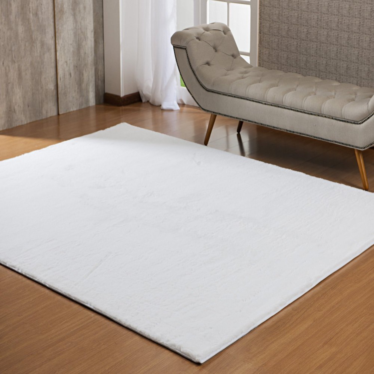 Tapete de Pele 1,00m x 1,50m Albany Niazitex - 1