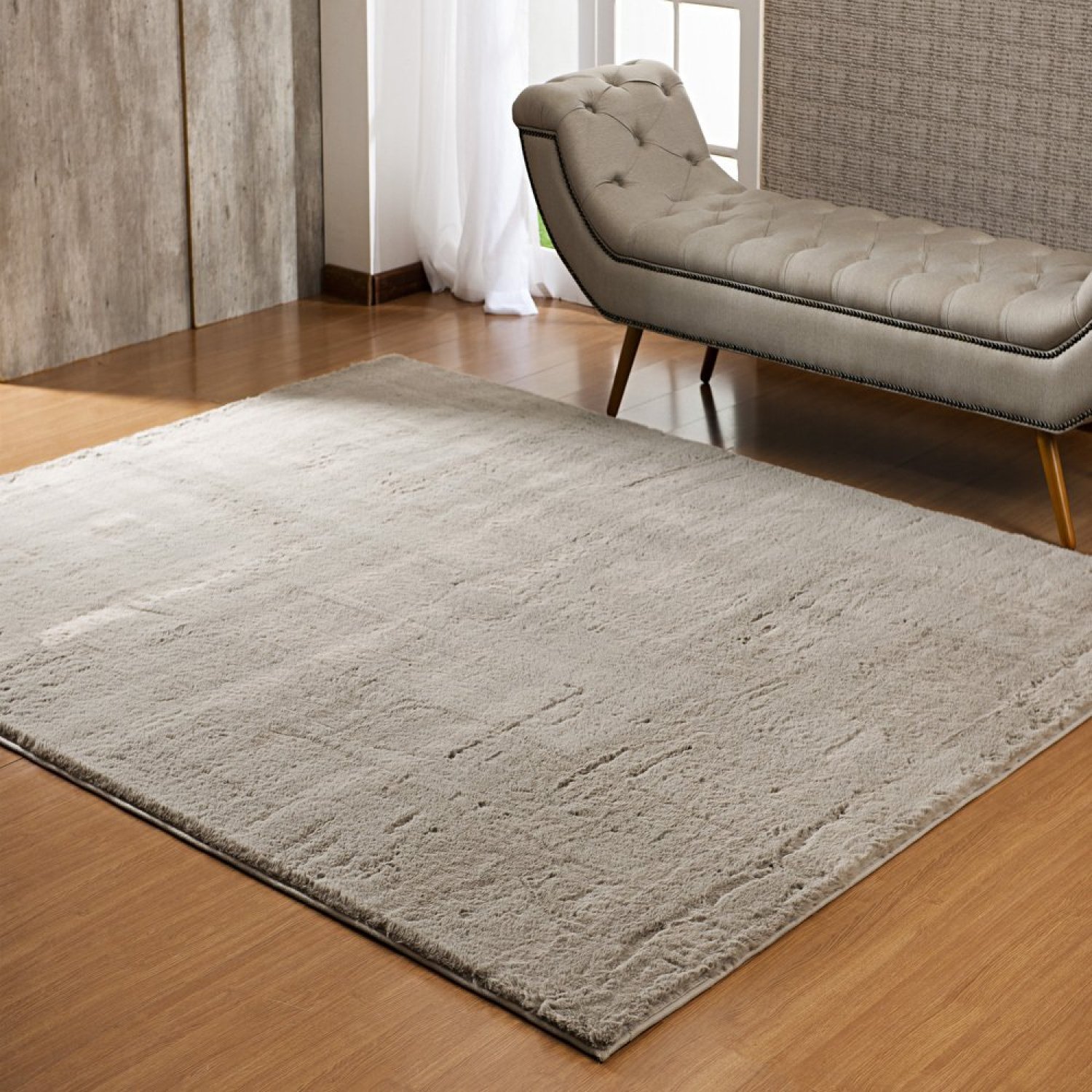 Tapete de Pele 1,00m x 1,50m Albany Niazitex - 1