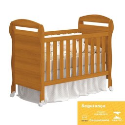 Berço Mini Cama Danny Savana com Colchão D18 de 10cm - Reller Móveis Savana - 4 Berço Mini Cama Danny Savana com Colchão D18 de 10cm - Reller Móveis Savana - 4