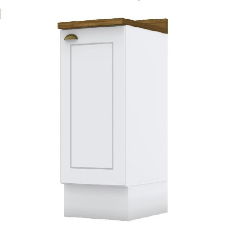 Balcão para Cozinha 40cm 1 Porta com Tampo Emily