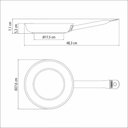 Ver imagem 4 de Frigideira Rasa Tramontina Professional Aço Inox Fundo Triplo Cerâmico Grafite 26 Cm 2,2 L