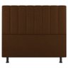 Cabeceira Cama Box Casal Cora 140cm Suede Terracota - Desk Design - 3