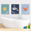 Ver imagem 2 de Kit 3 Quadros Decorativos Infantil - Friend NO2 - 40x60 - Moldura Madeira