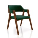 Ver mais imagens de Conjunto Mesa de Jogos Carteado Bellagio Tampo Reversível e 4 Cadeiras Madeira Poker Base Cone Velud