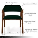 Ver imagem 3 de Conjunto Mesa de Jogos Carteado Bellagio Tampo Reversível e 4 Cadeiras Madeira Poker Base Cone Velud