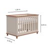 Berço Mini Cama Padrão Americano 2 x 1 Fin - 3